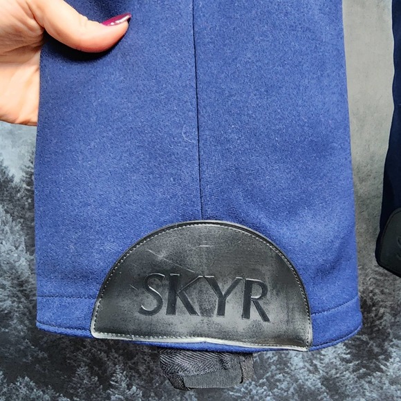 Vintage SKYR Wool Blend Ski / Snowboard Bibs | Women's AU 12R (US 8) - Picture 4 of 9